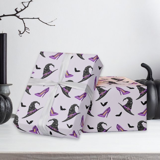 Papier Cadeau Chaussures et chauves-souris Casquettes Lilac Moti (Créateur téléchargé)