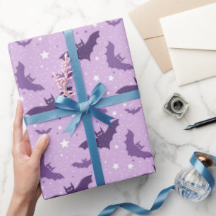 Papier Cadeau Chauve gothique mauve