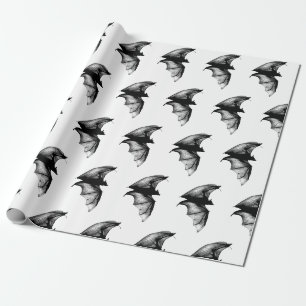 Papier Cadeau Chauves-souris vampires gothiques