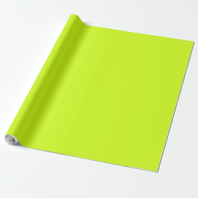 Papier Cadeau Chaux arctiques (couleur solide) (Déroulé)