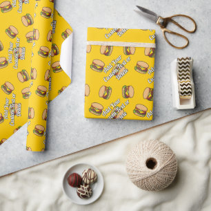 Papier Cadeau Cheeseburger