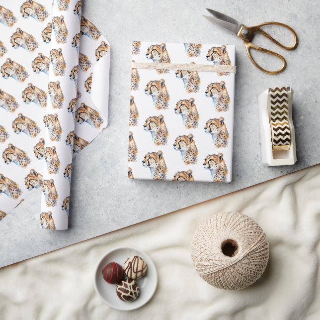 Papier Cadeau Cheetah (Artisanat)