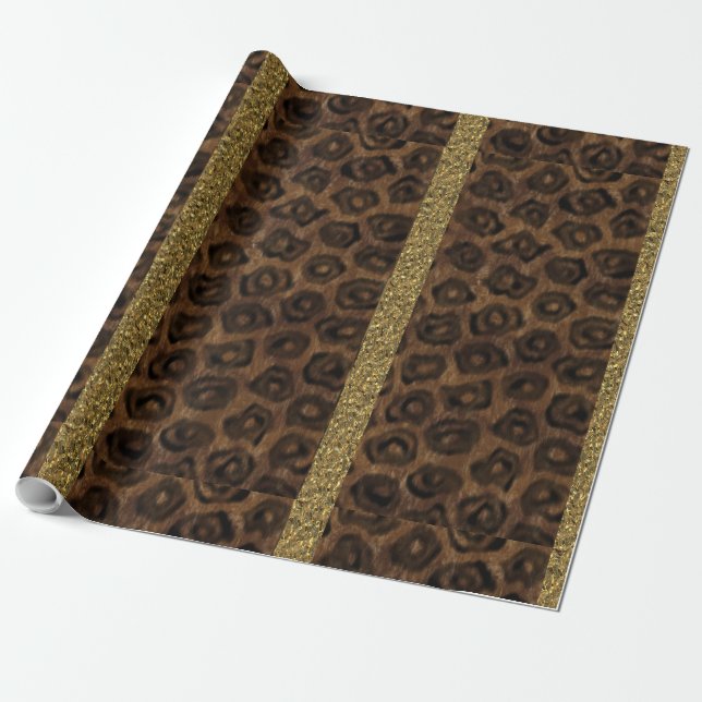 Papier Cadeau Cheetah Isotopes (Déroulé)