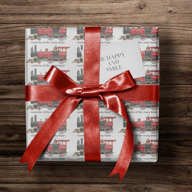 Papier Cadeau Chef Du Crazy Train (Birthday Depot
Conductor Of The Crazy Train Wrapping Paper)