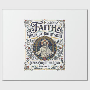 Papier Cadeau Chemise d'art d'écriture de journal de Bible de Jé