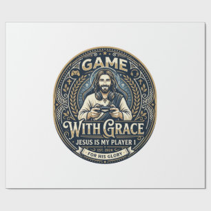 Papier Cadeau Chemise Vintage Jesus Pickleball Graphique Chrétie