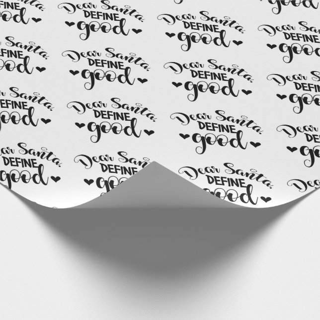 Papier Cadeau Cher Père Noël (Coin)