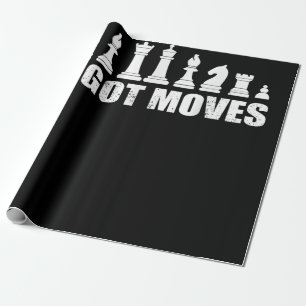 Papier Cadeau Chess Set Pieces Ive Got Move Lovers