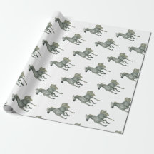 Cheval gris courant