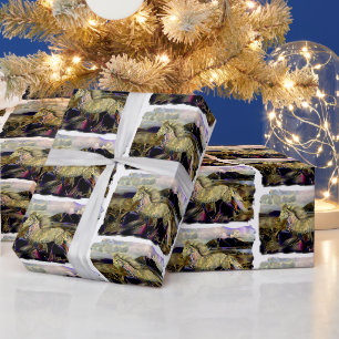 Papier Cadeau Cheval islandais Art Déco