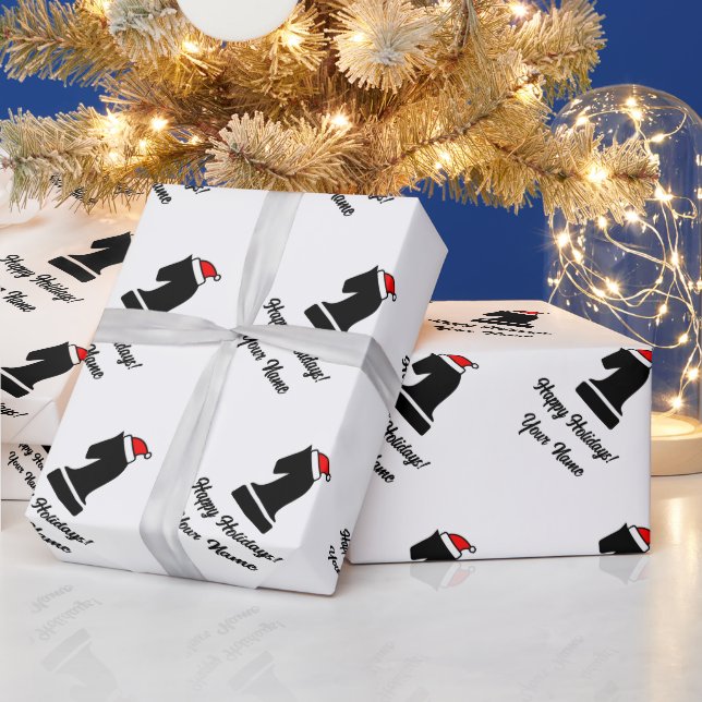 Papier Cadeau Cheval motif papier d'emballage de Noël (Vacances)