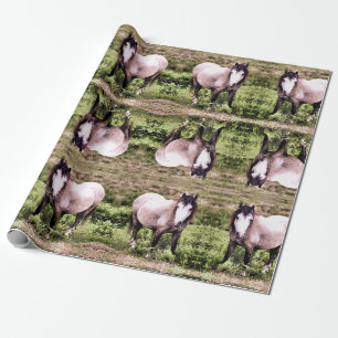 PAPIER CADEAU CHEVAUX