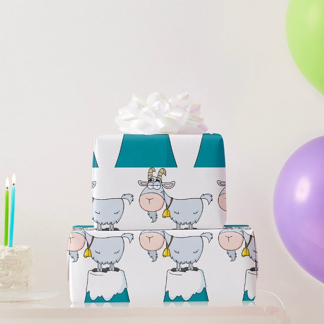 Papier Cadeau Chèvre de Longhorn (Créateur téléchargé)