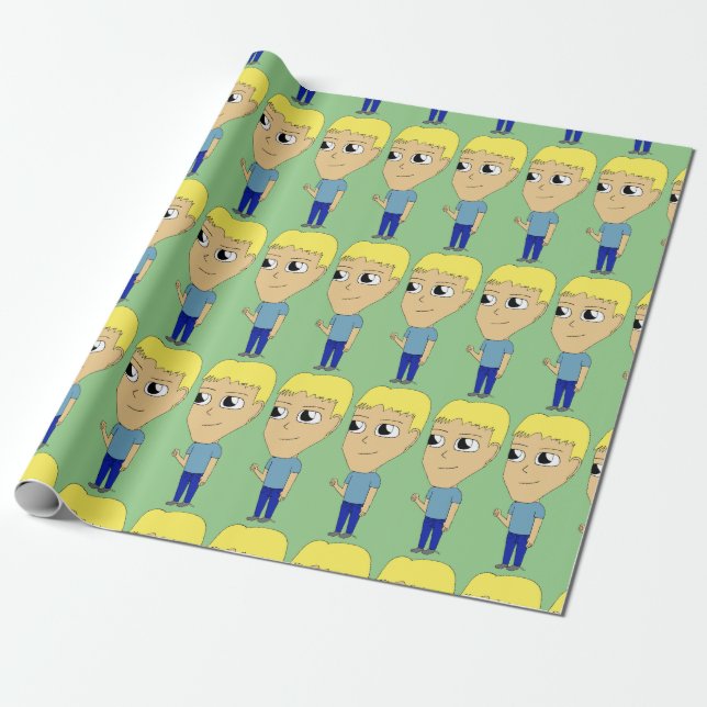 Papier Cadeau chibi (Déroulé)