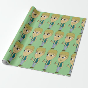 Papier Cadeau chibi