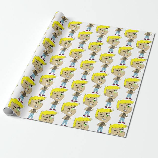 Papier Cadeau chibi (Déroulé)