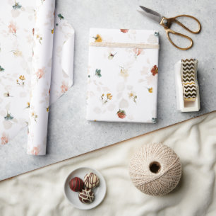 Papier Cadeau Chic Boho Flower Garden