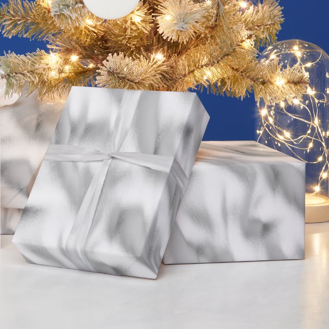 Papier Cadeau Chic Glam Silver Christmas (Vacances)