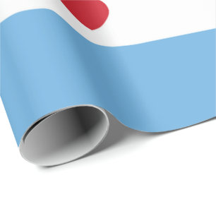 Papier Cadeau Chicago Love   Papier d'enrobage