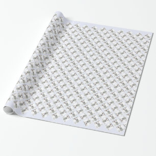 Papier Cadeau Chien berger allemand (wht) Conception de l'histoi
