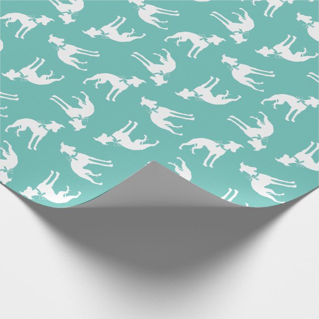 Papier Cadeau Chien Chien Chien Chien Chien Puppy (Coin)