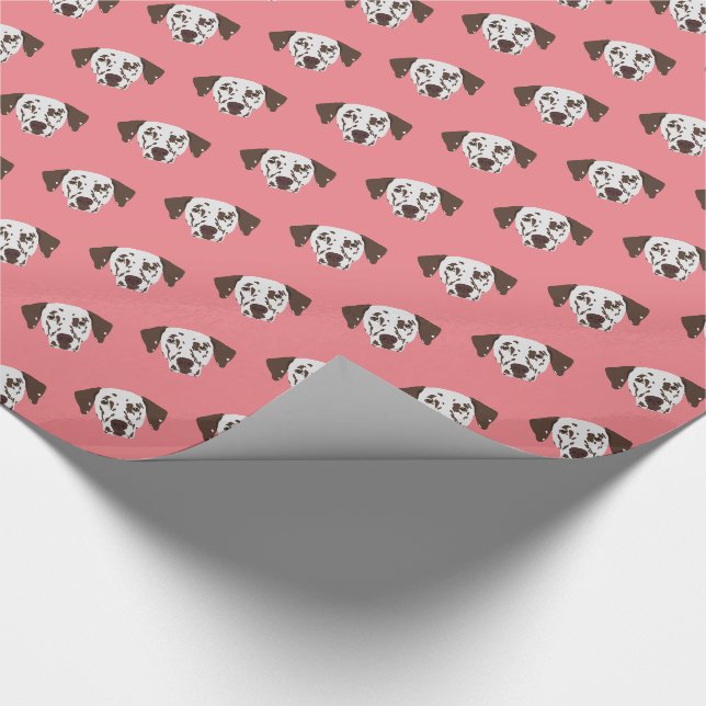 Papier Cadeau Chien dalmate Brown (Coin)