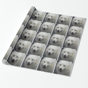 Papier Cadeau Chien de Grands Pyrénées