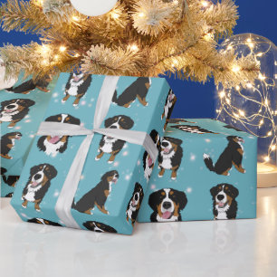 Papier Cadeau Chien de montagne bernois
