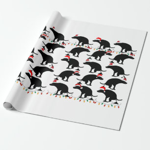 Papier Cadeau Chien de Noël