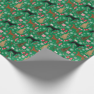 Papier Cadeau Chien de noël de Greyhound