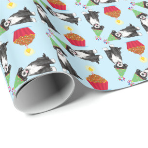 Papier Cadeau Chien d'eau portugais de Cupcake