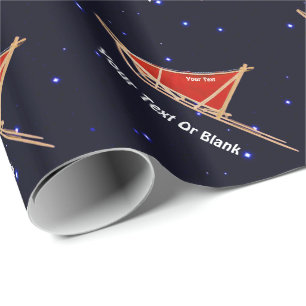 Papier Cadeau Chien Sur Étoiles