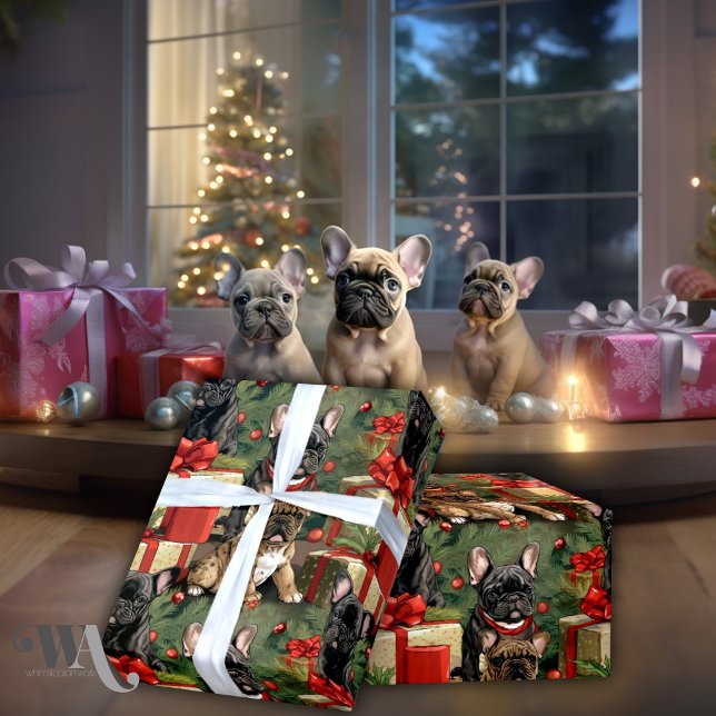 Papier Cadeau Chien-taureau français - Histoires de malheurs d'h (Créateur téléchargé)