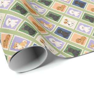 Papier Cadeau Chiens