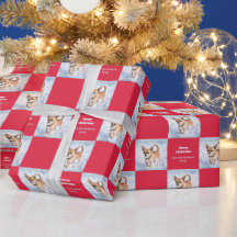 Chihuahua mignon dans la neige rouge Noël