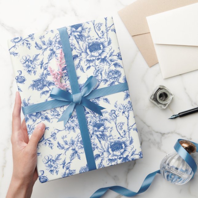 Papier Cadeau Chinoiserie Floral (Cadeaux)