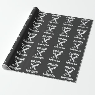 Papier Cadeau Chirurgien de drainage Mari de plombier amusant