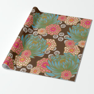 Papier Cadeau Chiyogami Yuzen linge stylisé papier d'emballage