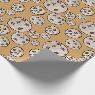 Papier Cadeau Chocolat Chip Cookies Amateur de cookies
