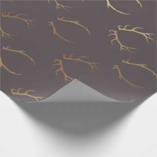 Papier Cadeau Chocolat Or Brown Chocolat Vip de luxe Cerer Horns
