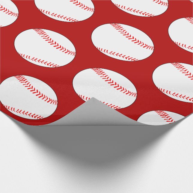 Papier Cadeau Choisir N'Importe Quelle Couleur De Baseball Party (Coin)