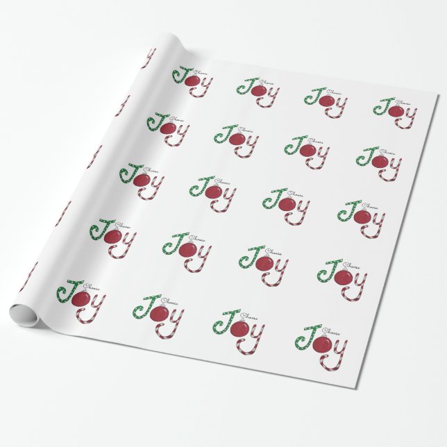 Papier Cadeau Choisissez le papier d'emballage de JOIE (Déroulé)