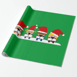 Papier Cadeau Chorale d'enfants de Noël
