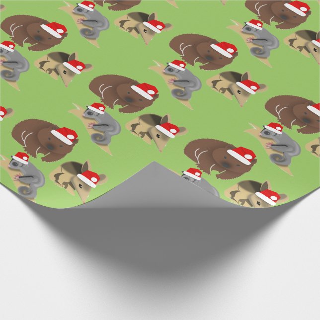 Papier Cadeau Christmas Australian Baby Animals (Coin)
