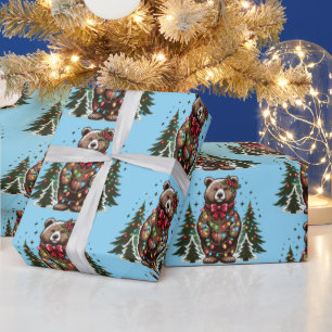 Papier Cadeau Christmas Bear