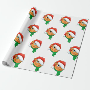 Papier Cadeau Christmas Cat