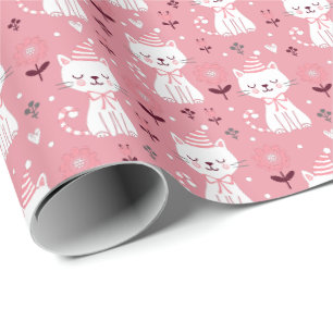 Papier Cadeau Christmas Cat