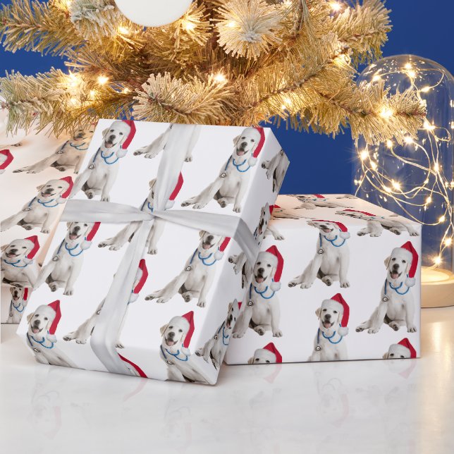 Papier Cadeau Christmas Doctor Labrador Retriever (Vacances)