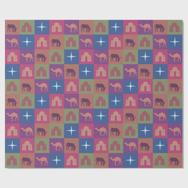 Papier Cadeau Christmas gift wrap roll (Plat)