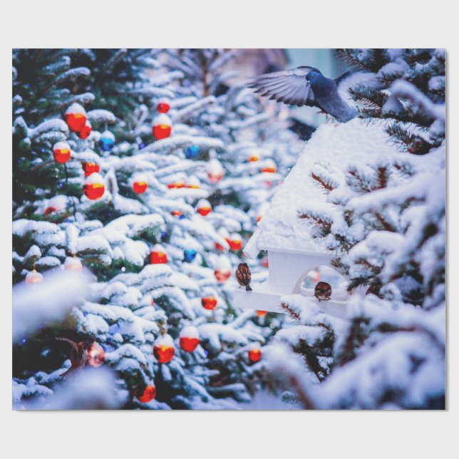 Papier Cadeau Christmas Idyll génial (Plat)